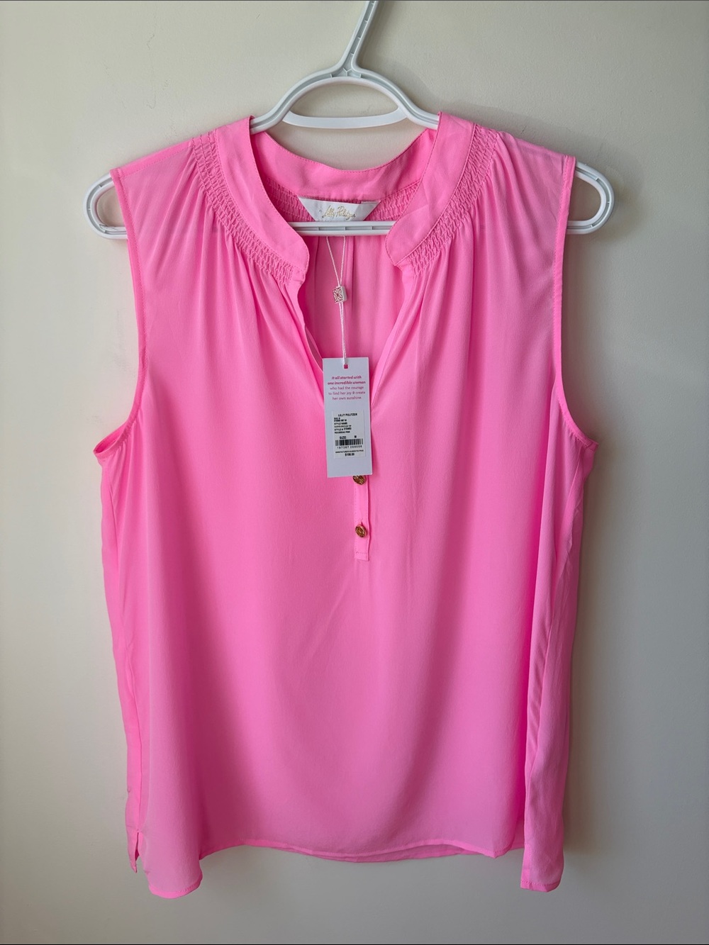 Lilly Pulitzer Pink Sleeveless Blouse